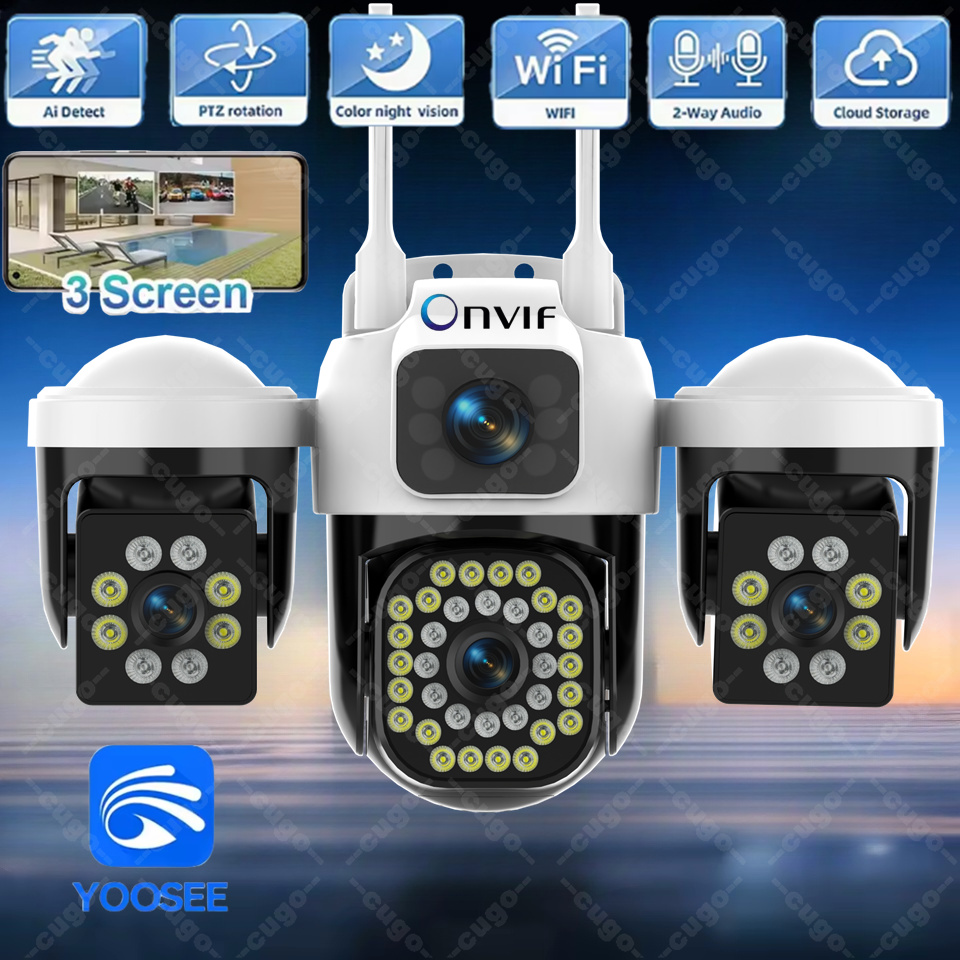 Smart Home Kamera - Kamera IP WiFi Luar Ruangan 15MP