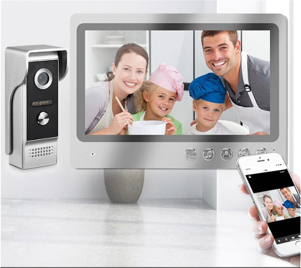 Wifi Doorbell Camera - Layar HD 9 Inci Aplikasi Tuya