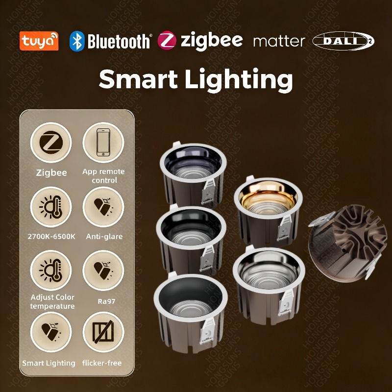 Smart Home Living Room - Lampu Downlight LED Smart Recessed Tuya