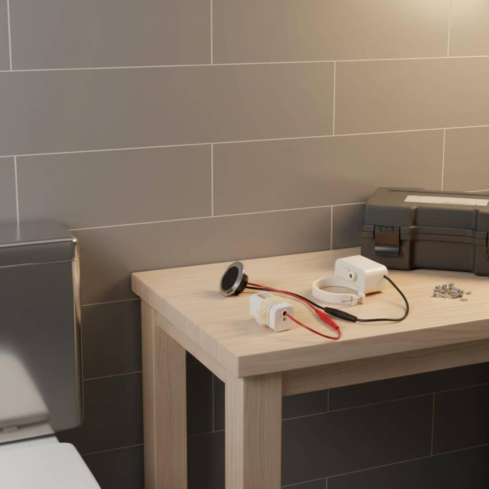 Smart Home Retrofit - Sensor Pembilas Otomatis Toilet Pintar, Peningkatan
