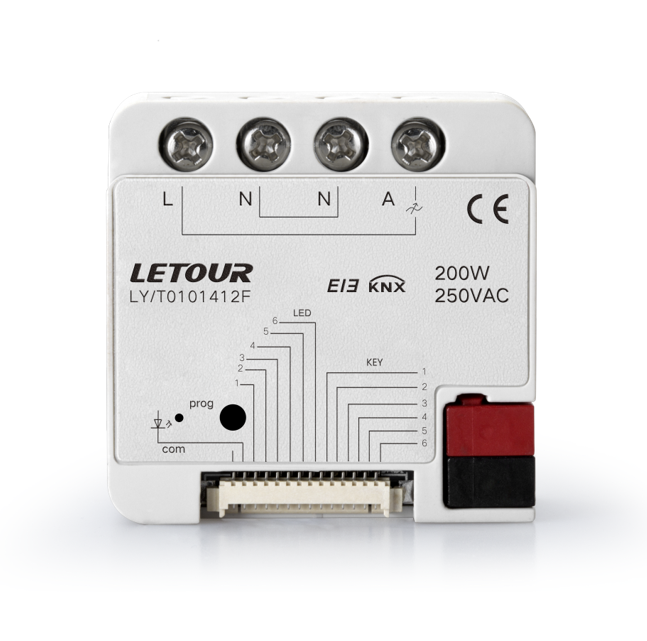 Smart Home Knx - Modul Saklar Lampu Pintar Dimmer 1-Kanal