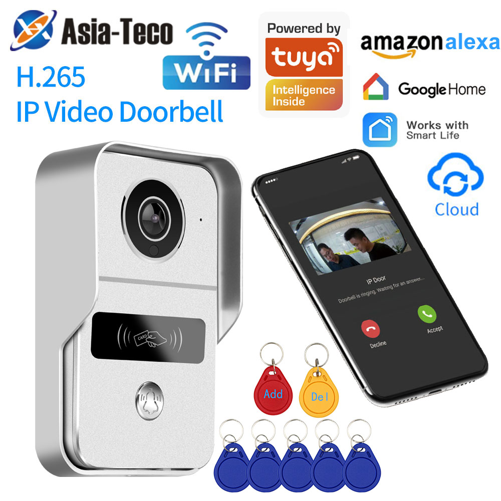 Wifi Doorbell Camera - Kamera Bel Pintu Video WiFi, Interkom,