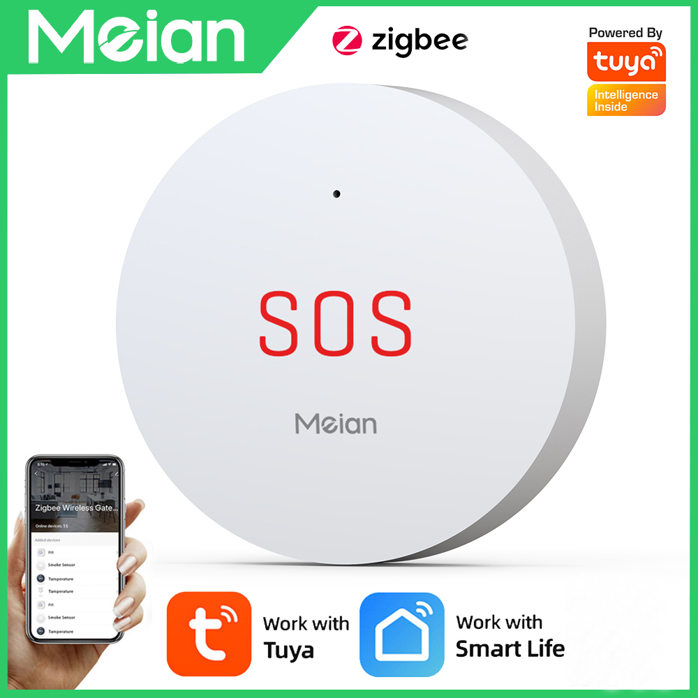 Smart Home Ecosystems - Tombol Darurat SOS Zigbee Tuya Sistem