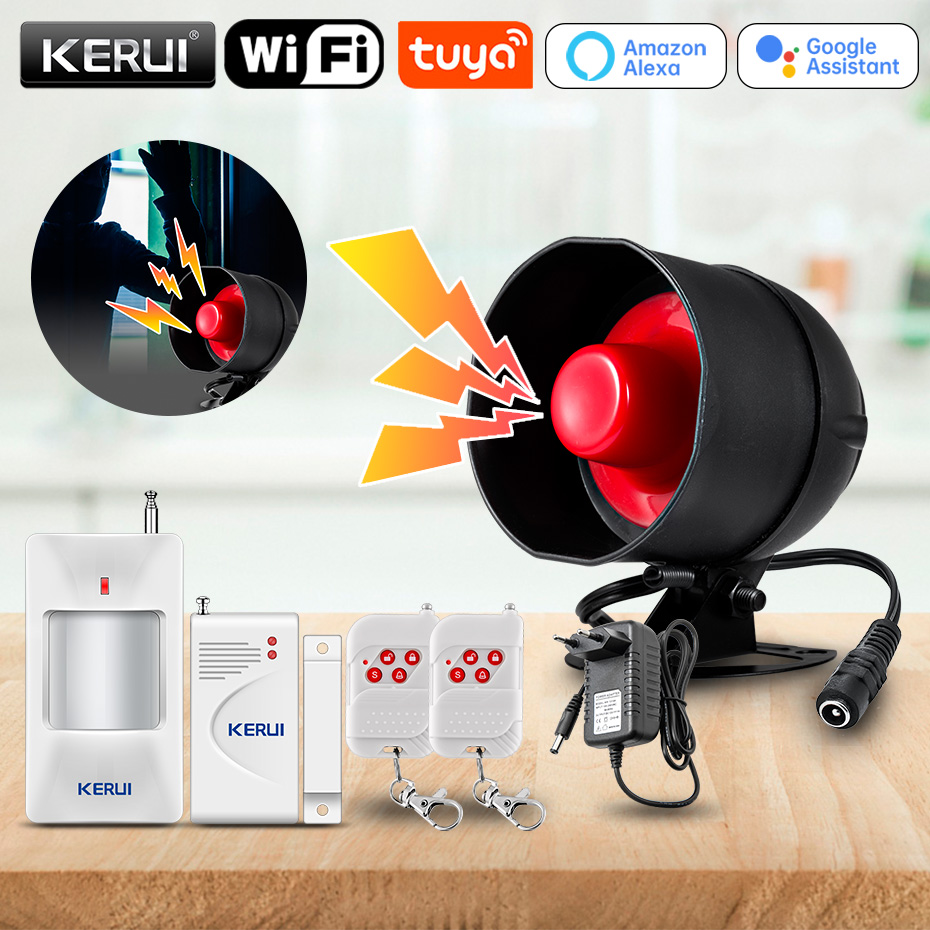 Smart Home Ecosystems - KERUI Tuya Smart WIFI Sistem Alarm