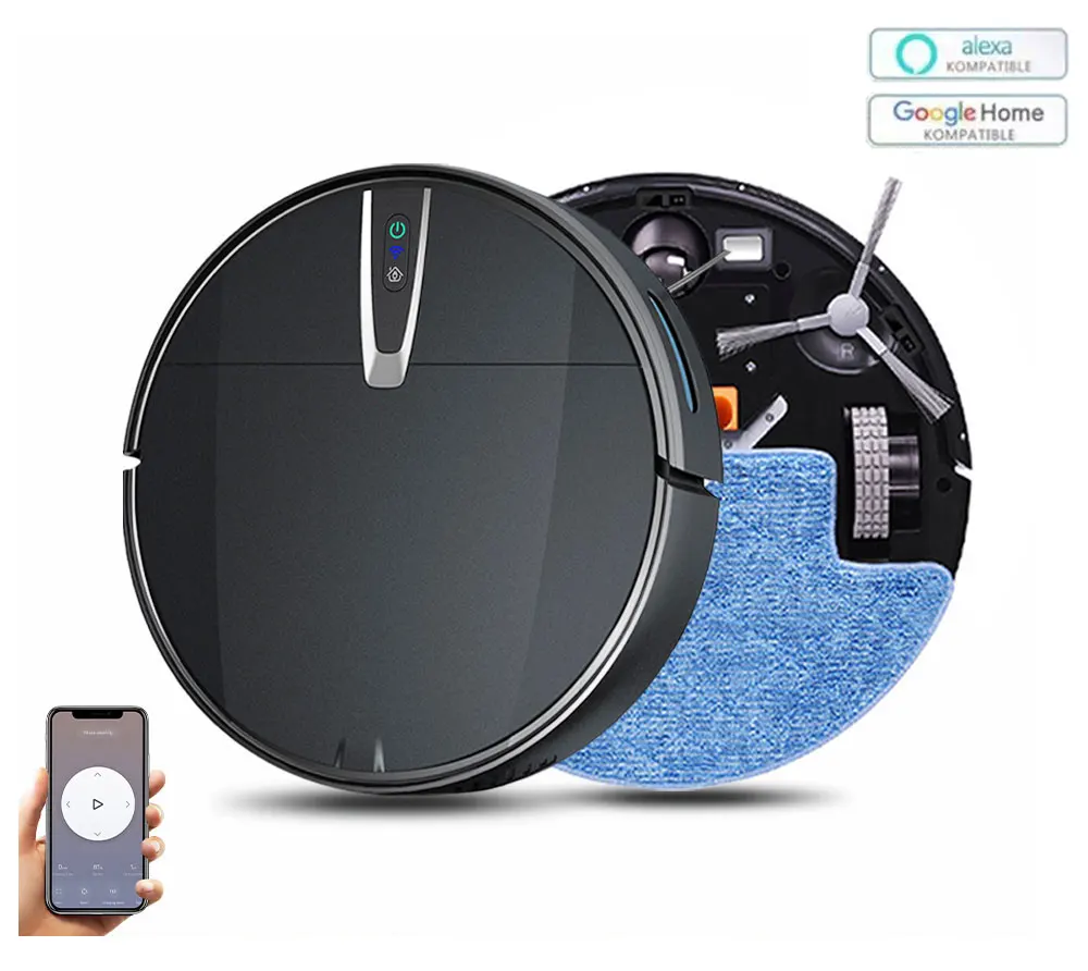 Smart Home Floor Plan - Robot Vacuum Cleaner Smart Mop dengan