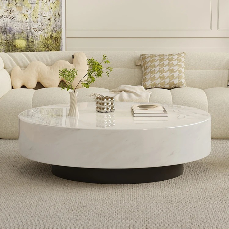Smart Home Living Room - Set Meja Bundar Minimalis Italia dari