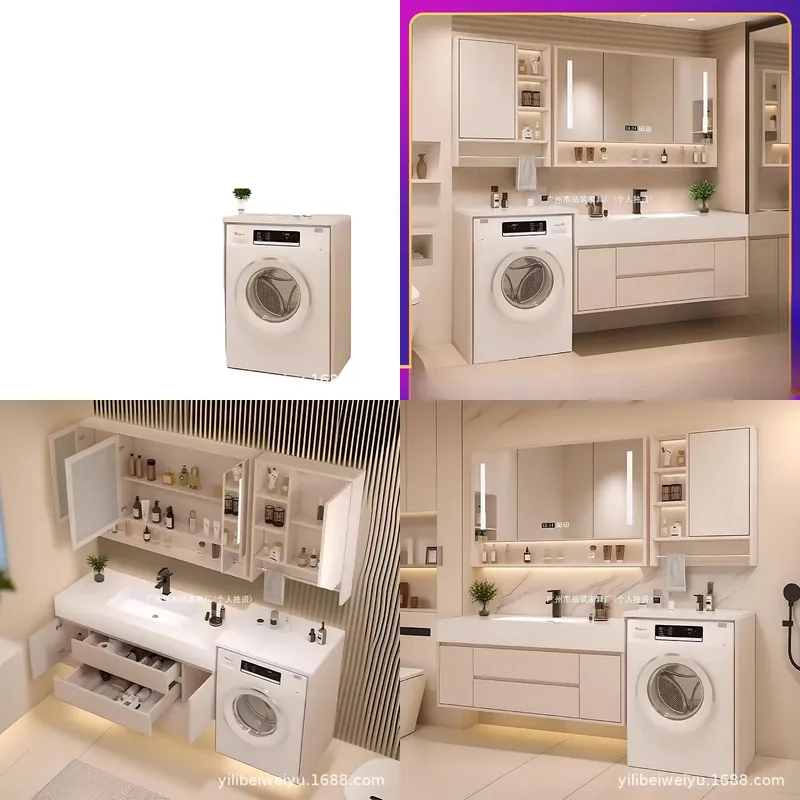 Smart Home Laundry - Kabinet Kamar Mandi Terintegrasi dengan Wastafel