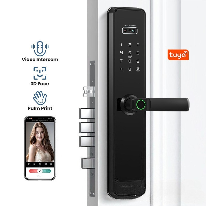 Wifi Doorbell Camera - EGFirtor Semi-otomatis Tuya Kunci Kata Sandi