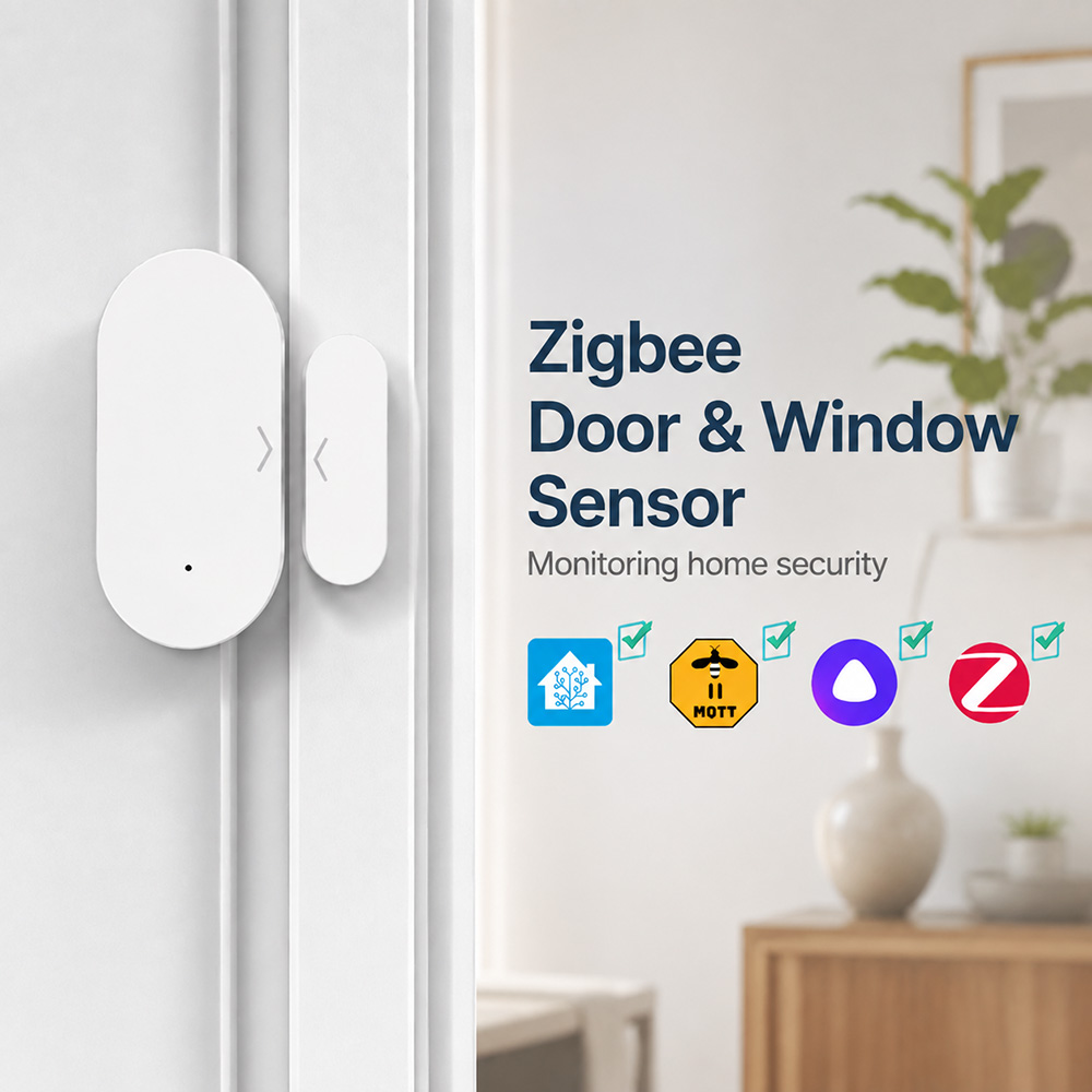 Smart Home Zigbee 3.0 - Sensor Pintu Jendela Zigbee 3.0 Alarm