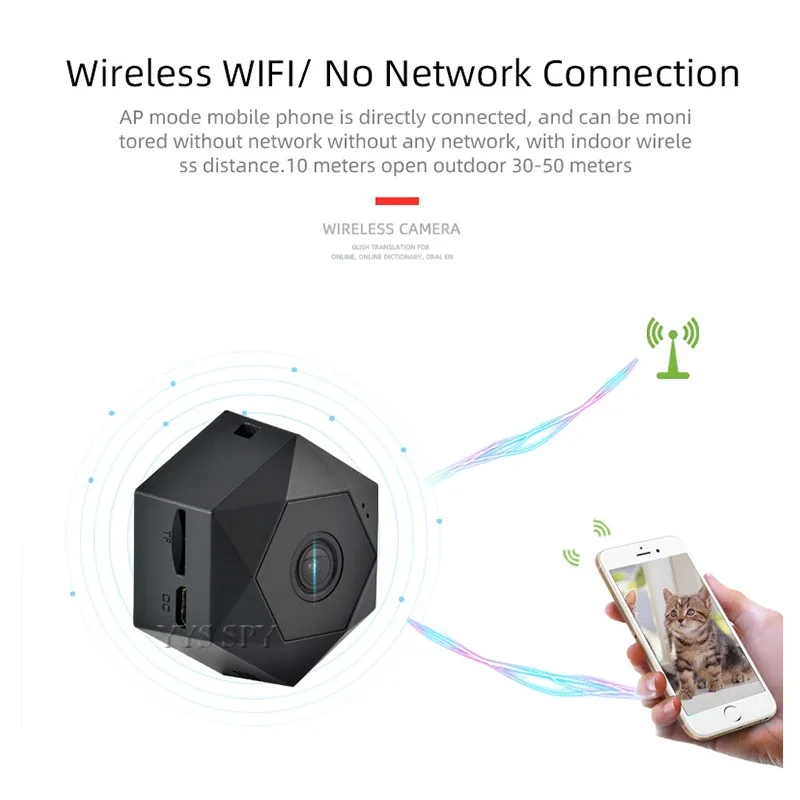 Kamera Wifi Mini Nirkabel Keci - Smart Home Kamera ulasan dan harga
