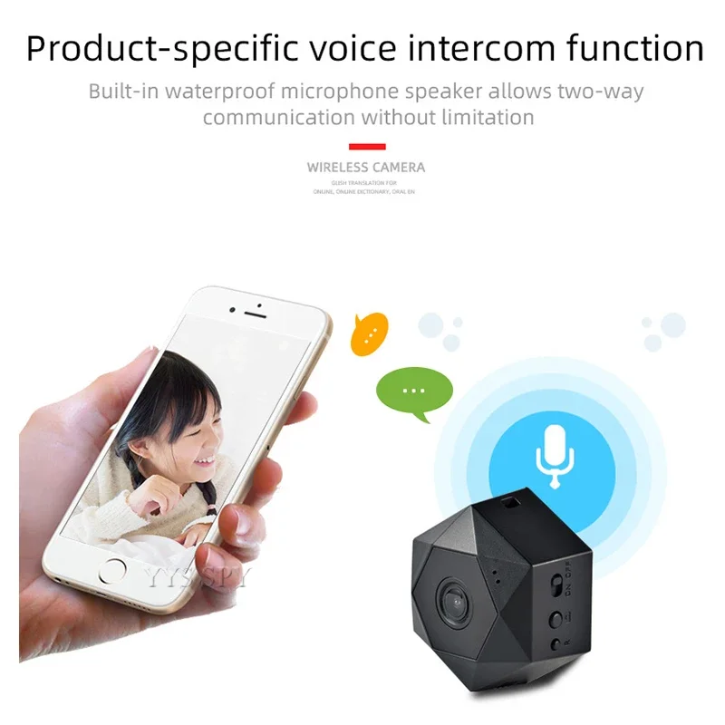 Kamera Wifi Mini Nirkabel Keci - Smart Home Kamera ulasan dan harga
