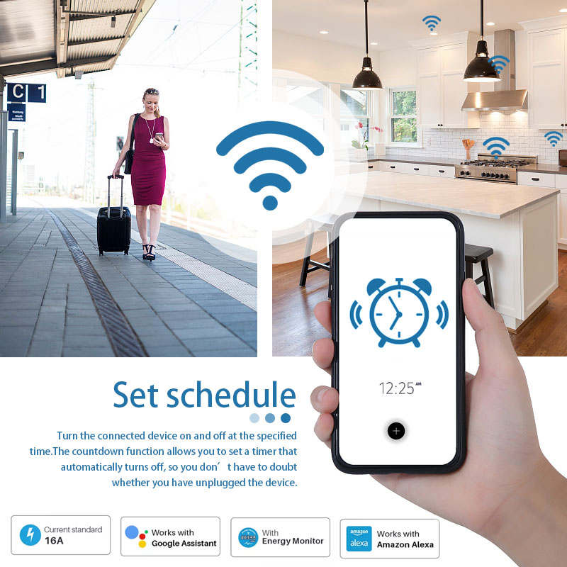 Bekerja Dengan TUYA Smart Plug - Smart Home Living Room ulasan dan harga