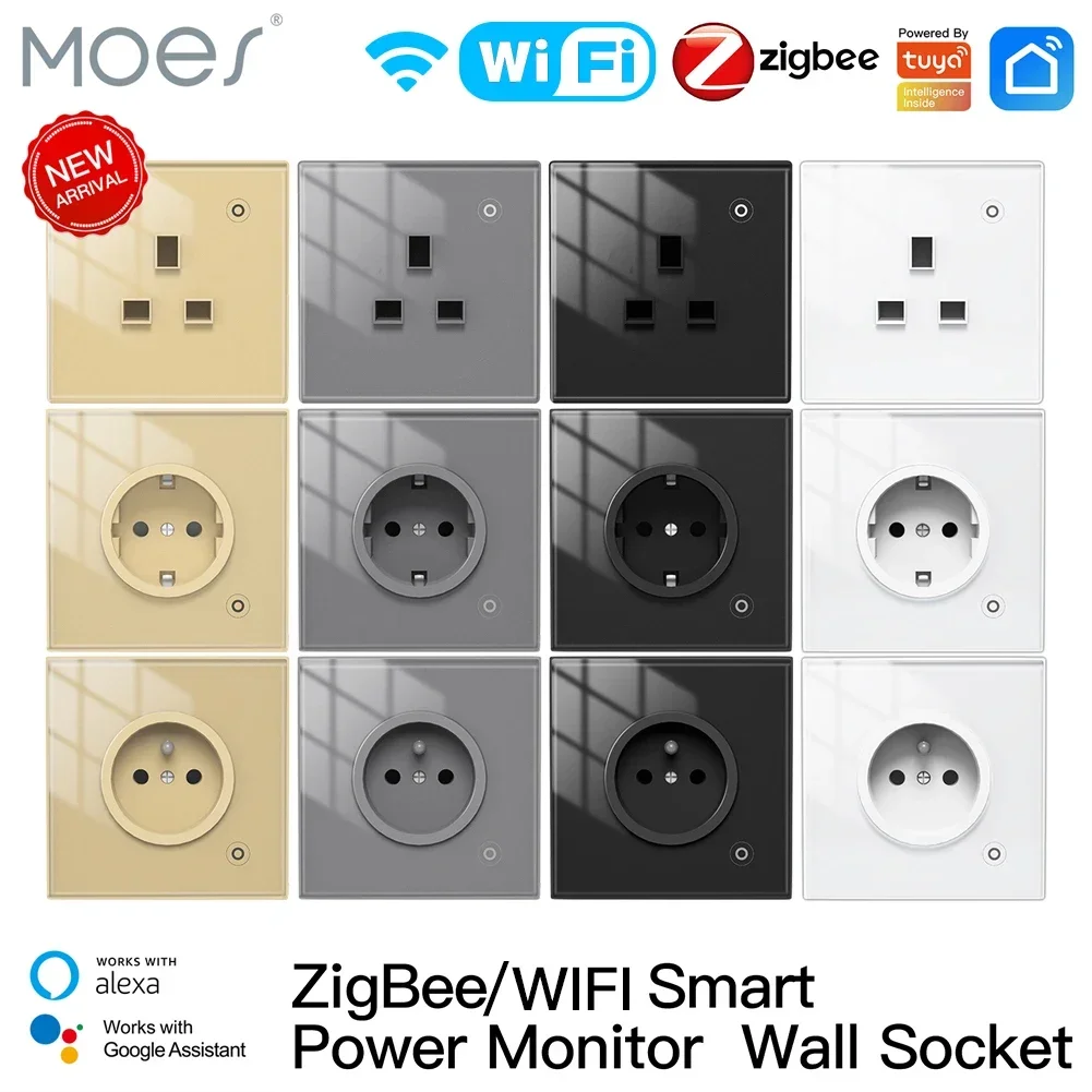 Moes ZigBee soket dinding, WIF - Smart Home Living Room ulasan dan harga