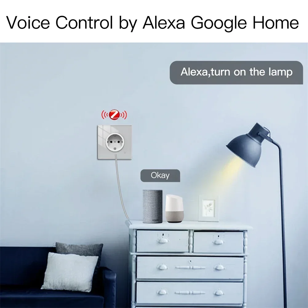 Moes ZigBee soket dinding, WIF - Smart Home Living Room ulasan dan harga