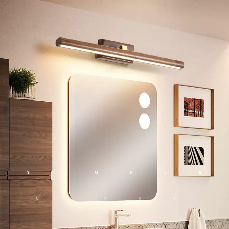 Lampu dinding meja rias kayu M - Smart Home Retrofit ulasan dan harga
