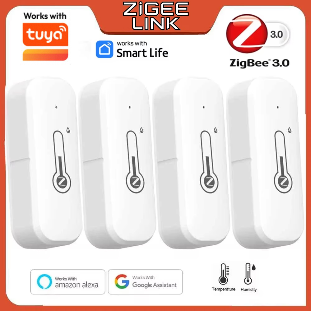 Sensor Kelembaban Suhu Zigbee  - Smart Home Zigbee 3.0 ulasan dan harga