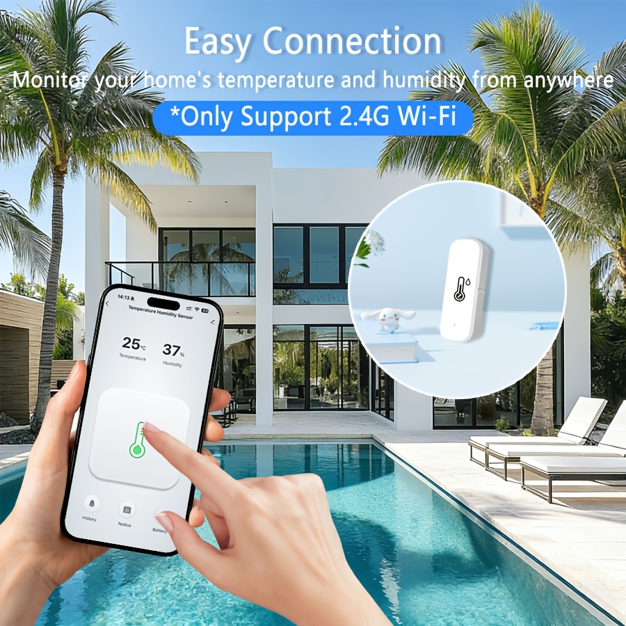 Sensor Kelembaban Suhu Zigbee  - Smart Home Zigbee 3.0 ulasan dan harga