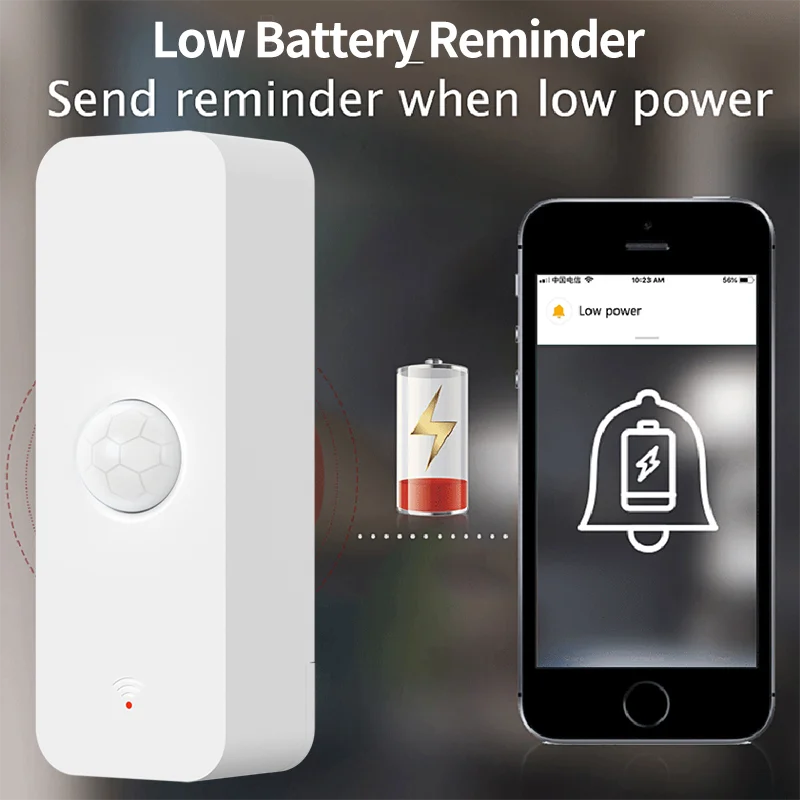 Zigbee PIR Sensor gerak WiFi,  - Smart Home Living Room ulasan dan harga