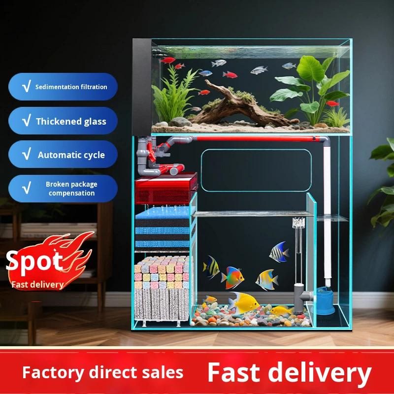 Akuarium Ikan Modern Pintar Be - Smart Home Living Room ulasan dan harga