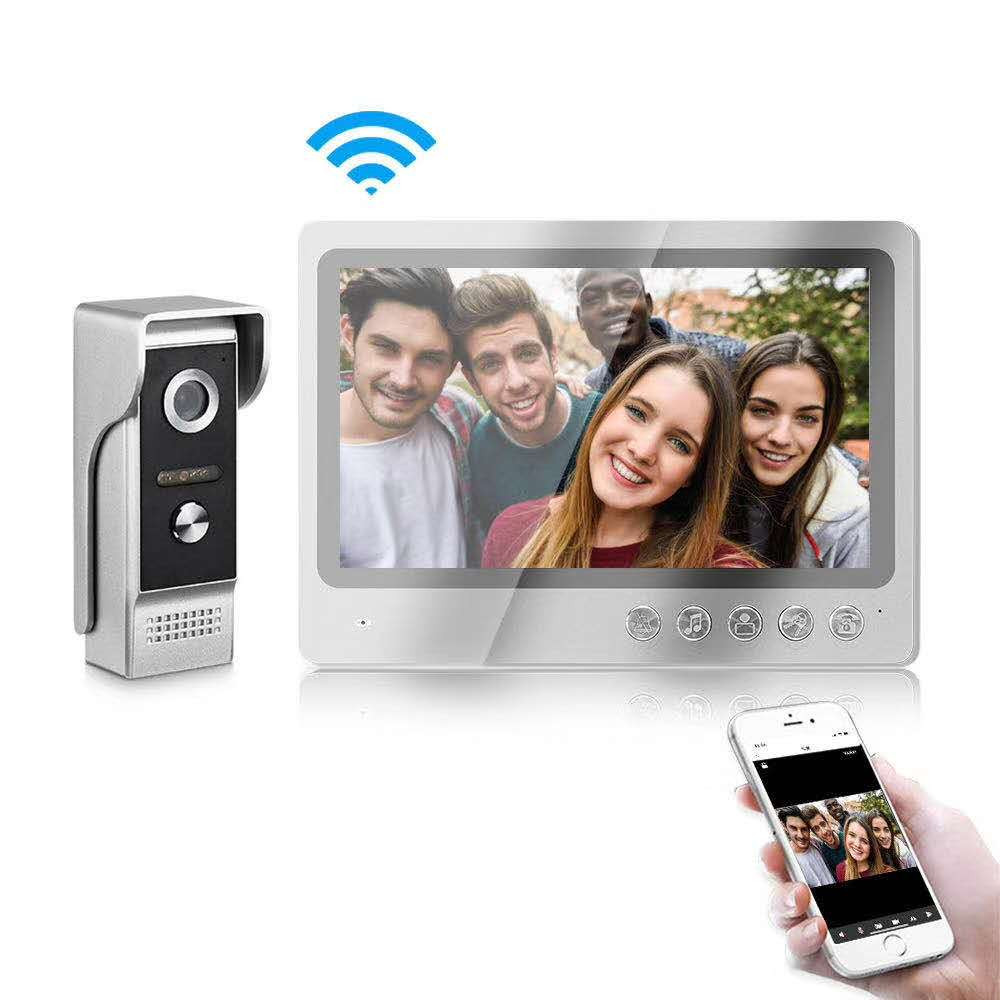 Layar HD 9 Inci Aplikasi Tuya  - Wifi Doorbell Camera ulasan dan harga