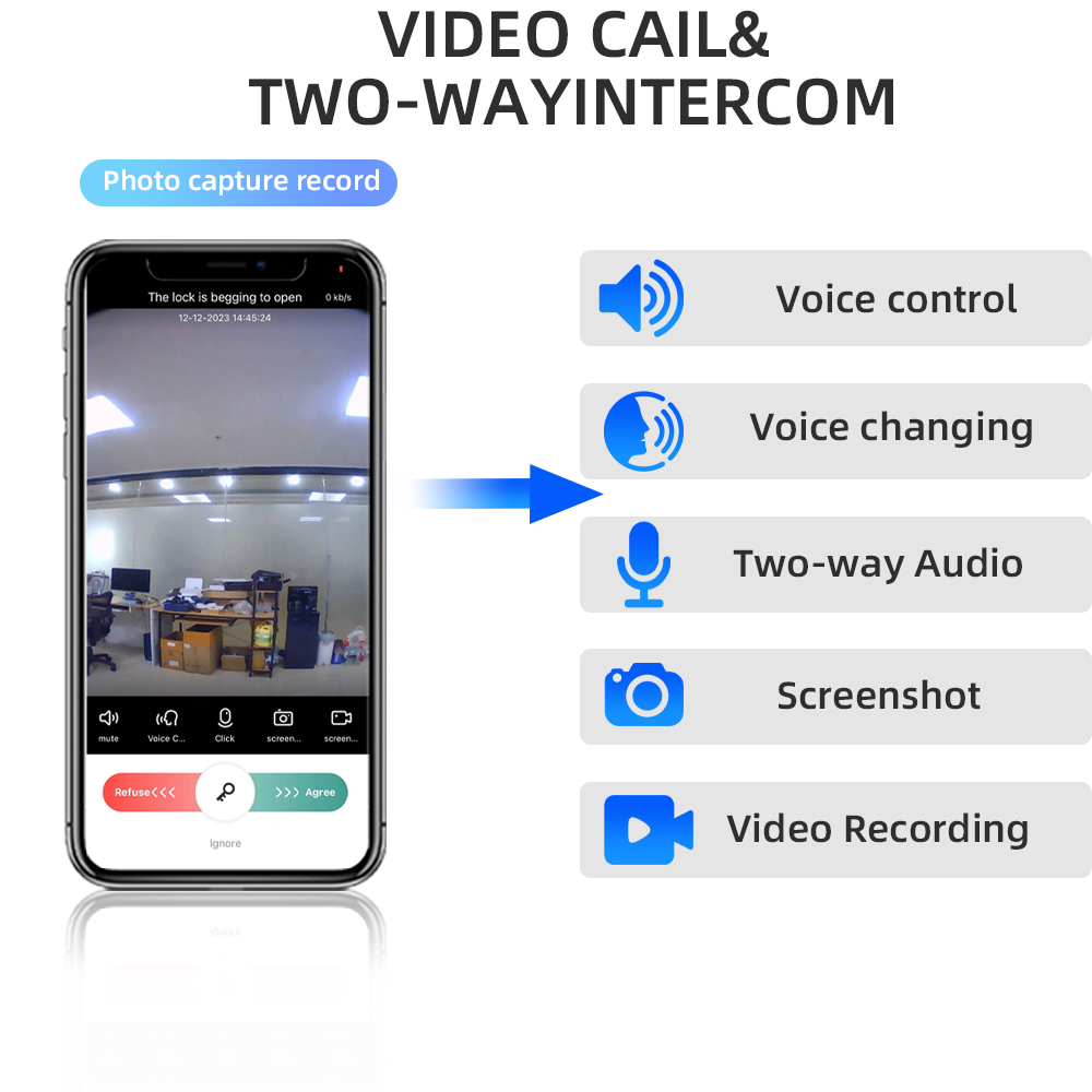 RAYKUBE DF14 Tuya WiFi Kunci S - Wifi Doorbell Camera ulasan dan harga