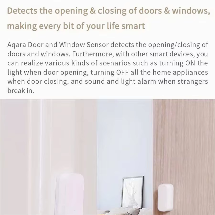 Sensor Pintu Jendela Aqara E1  - Smart Home Zigbee 3.0 ulasan dan harga