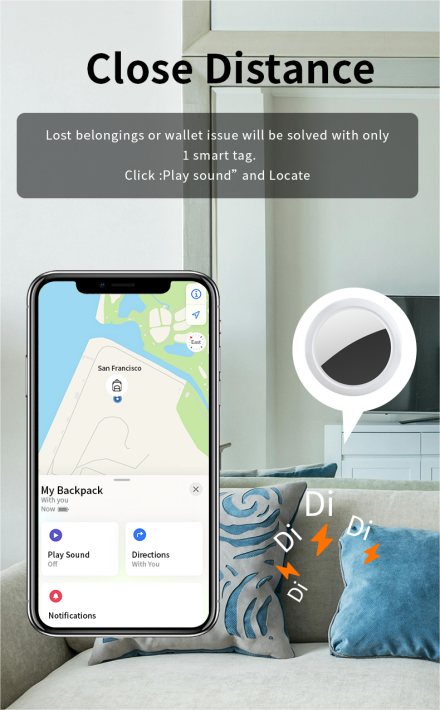 Tag Keamanan Bluetooth JSPTEC  - Smart Home Iot ulasan dan harga