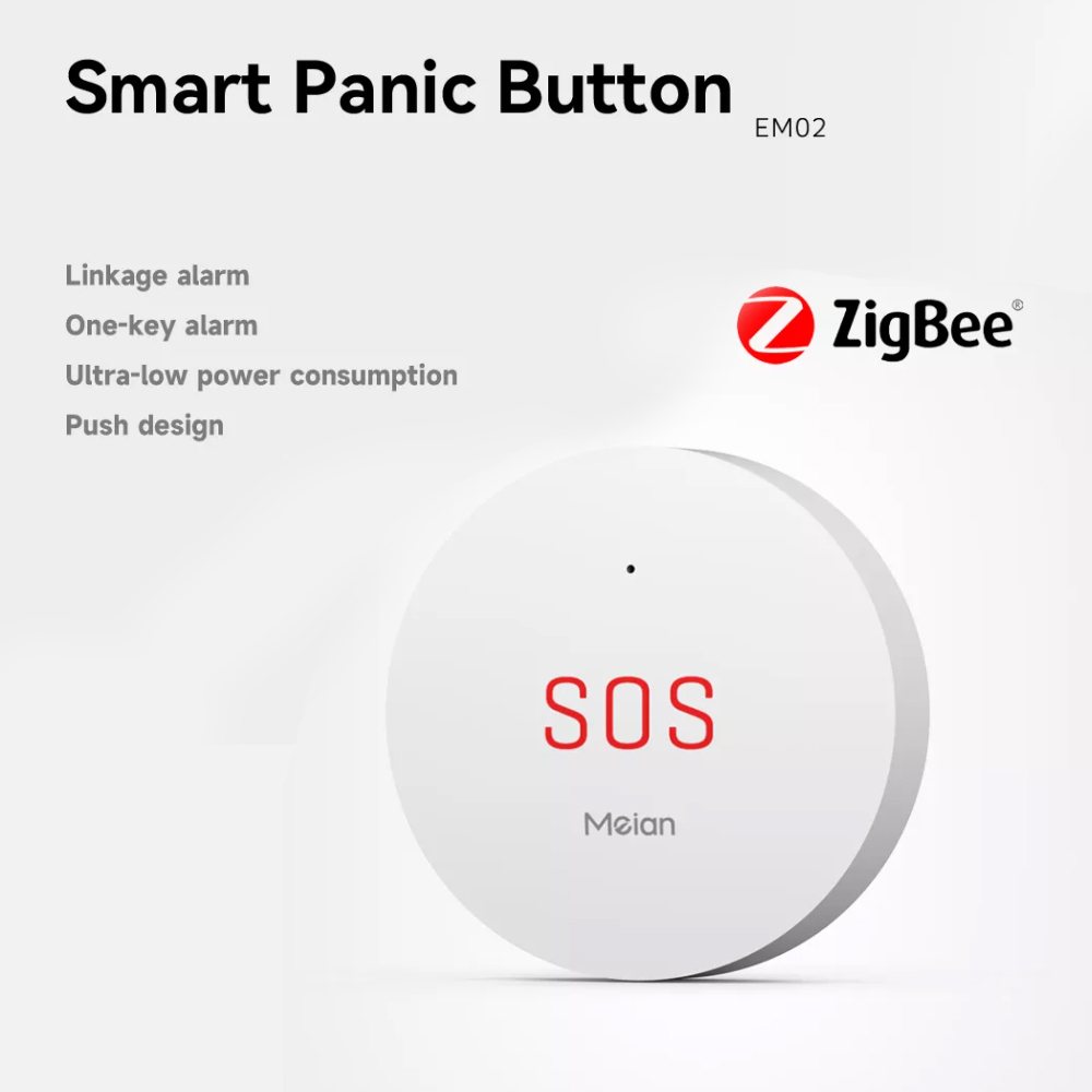 Tombol Darurat SOS Zigbee Tuya - Smart Home Ecosystems ulasan dan harga