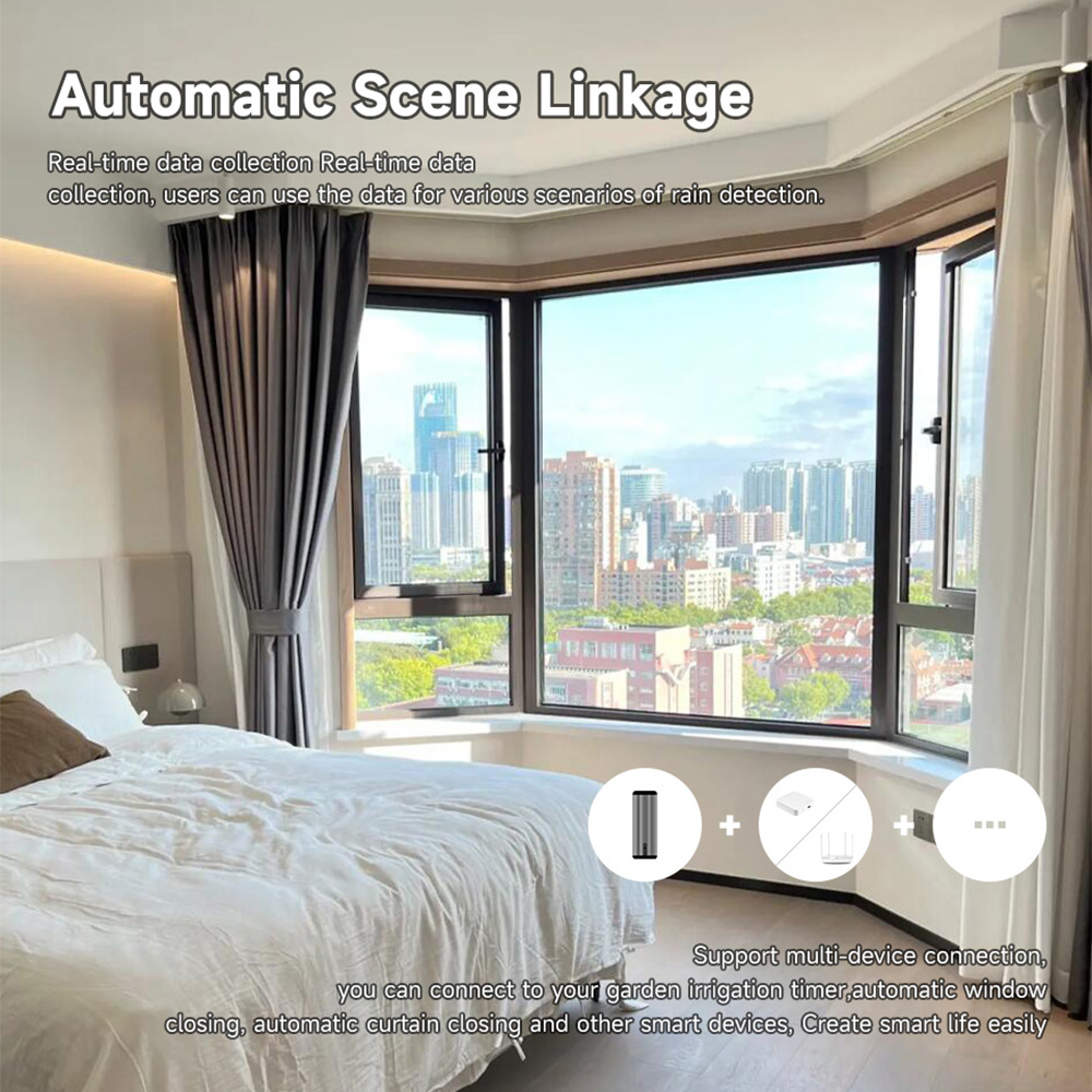 Tuya ZigBee Sensor Hujan Tuya  - Smart Home Iot ulasan dan harga