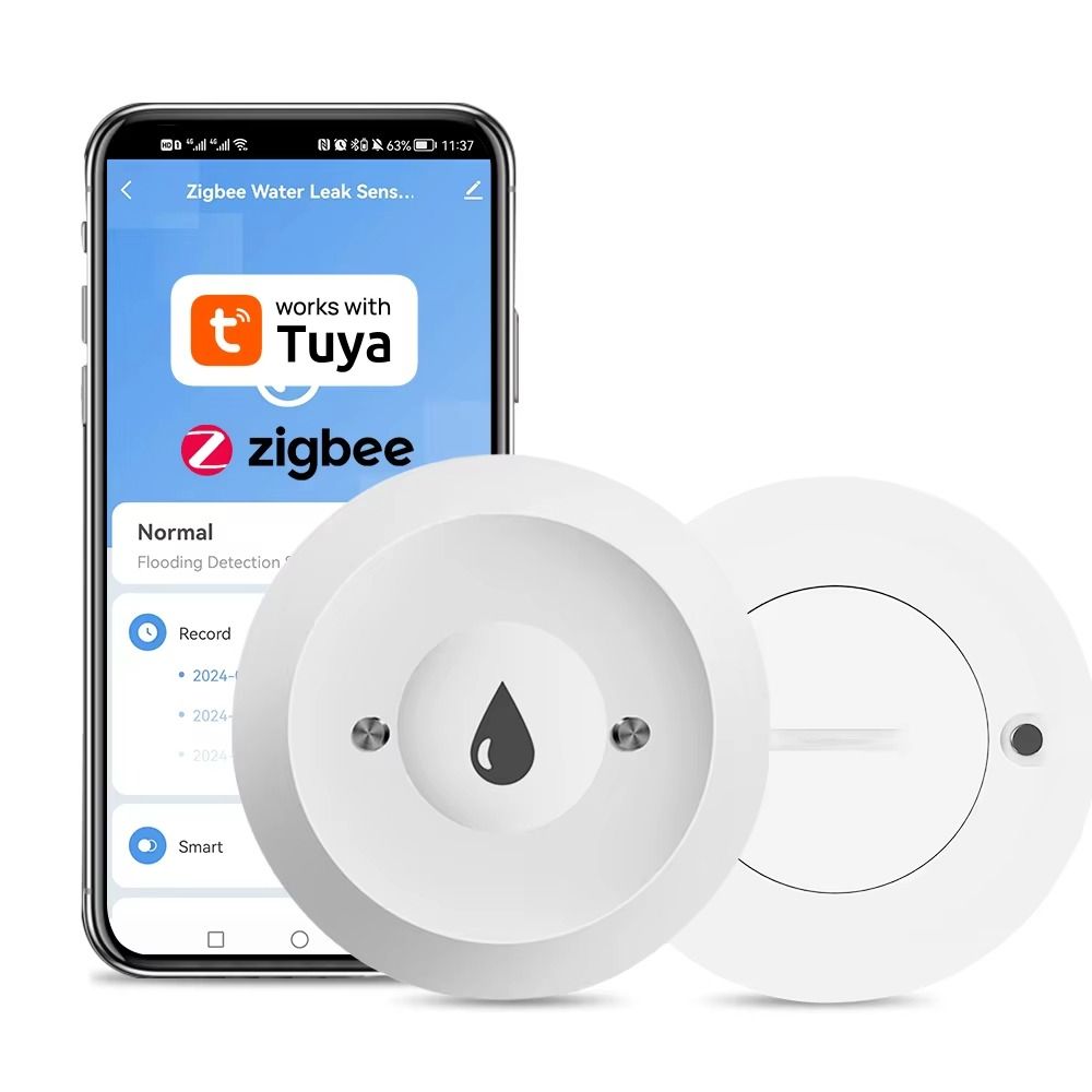 Fungsi Alarm Sensor Air ZigBee - Smart Home Zigbee 3.0 ulasan dan harga