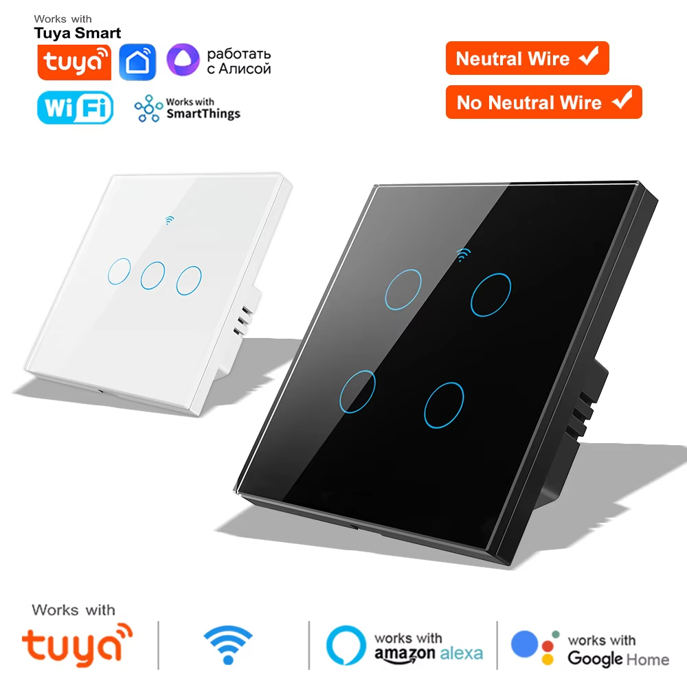 1 2 3 4 Gang WiFi RF 433mhz La - Smart Home Internet ulasan dan harga