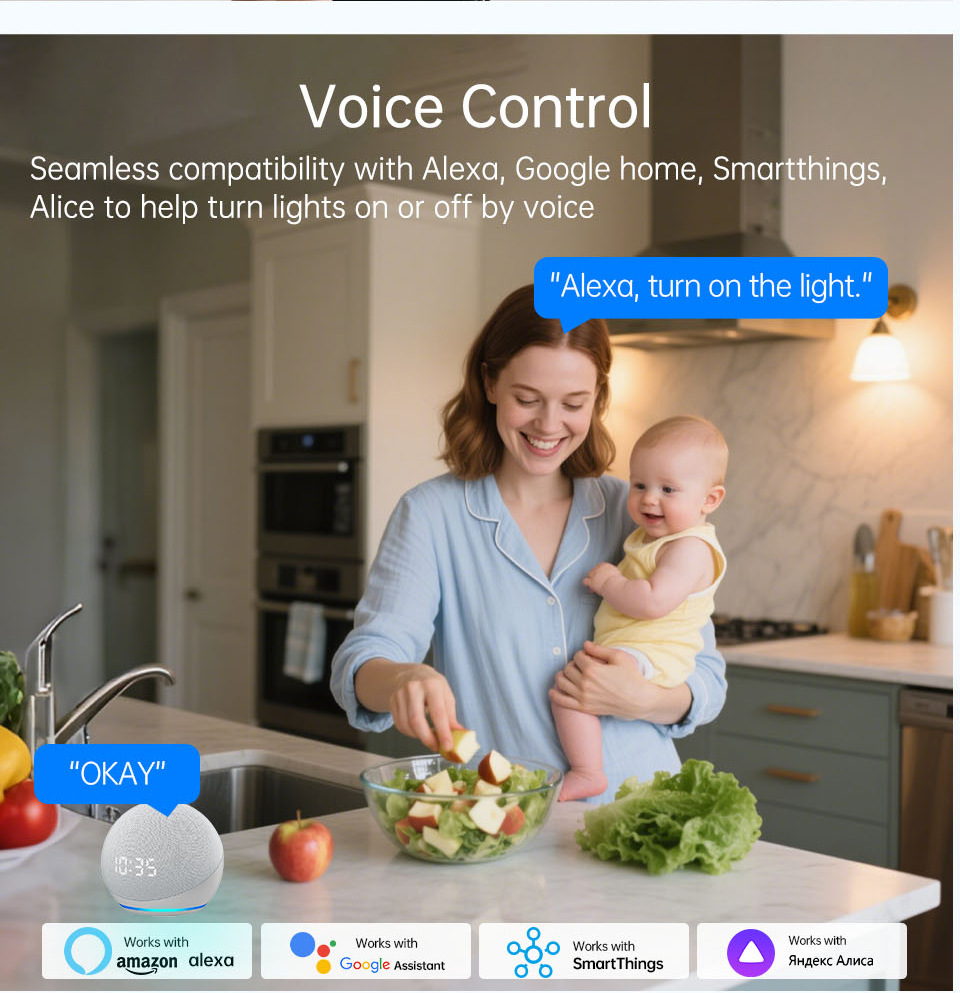 1 2 3 4 Gang WiFi RF 433mhz La - Smart Home Internet ulasan dan harga