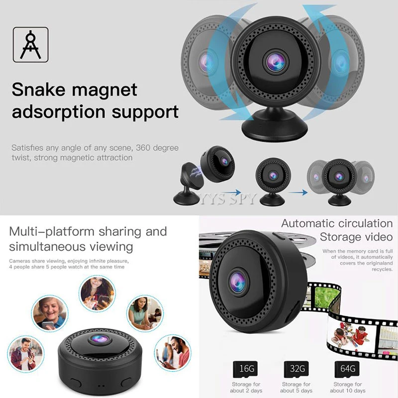 Kamera CCTV pengawas rumah pin - Smart Home Kamera ulasan dan harga