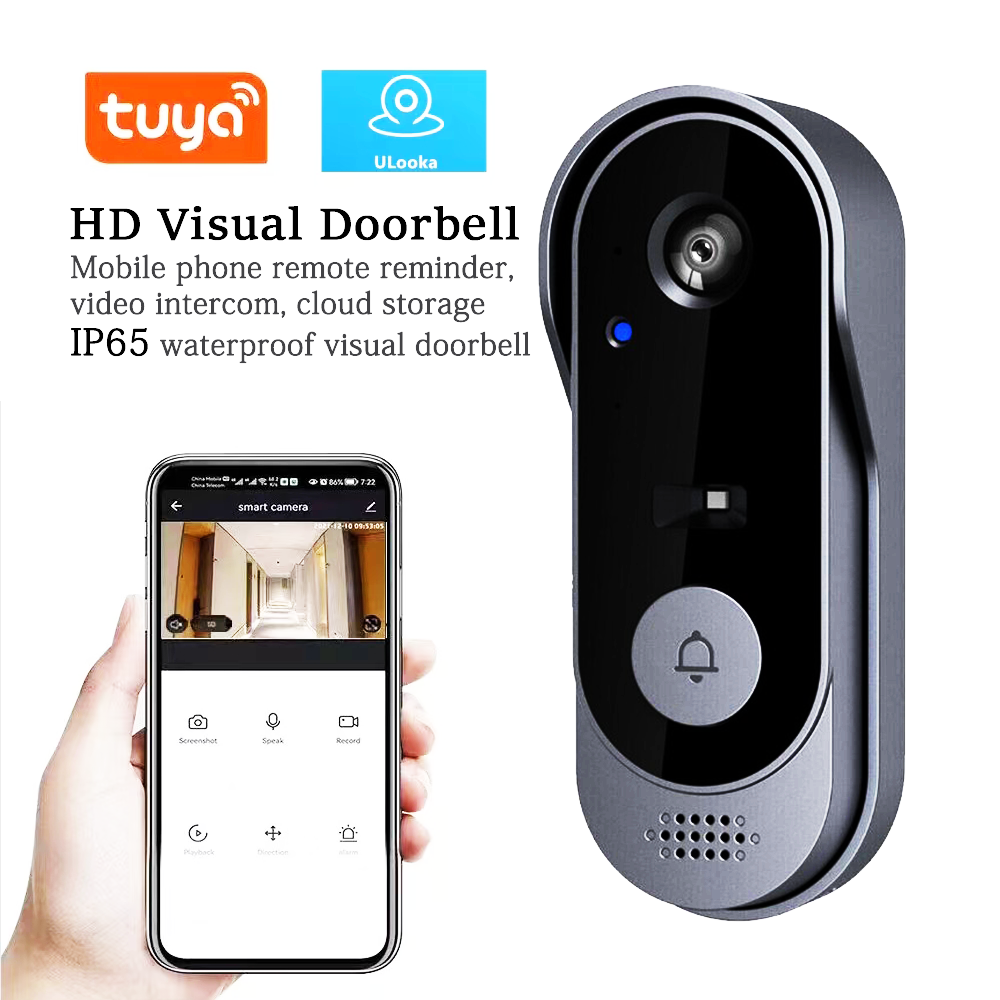Bel Pintu IP WIFI 2MP 1080P Tu - Wifi Doorbell Camera ulasan dan harga