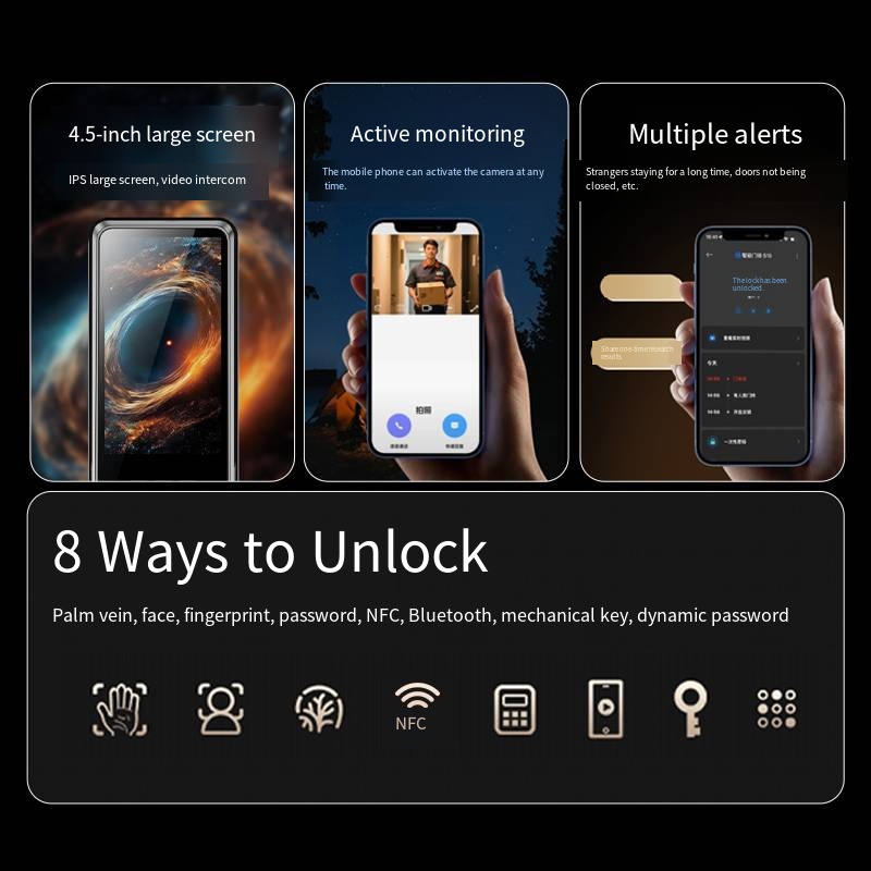 Kunci Pintar Digital Elektroni - Wifi Doorbell Camera ulasan dan harga
