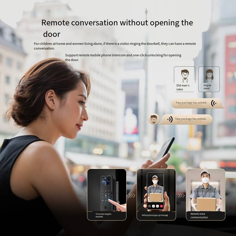 Kunci Pintar Digital Elektroni - Wifi Doorbell Camera ulasan dan harga