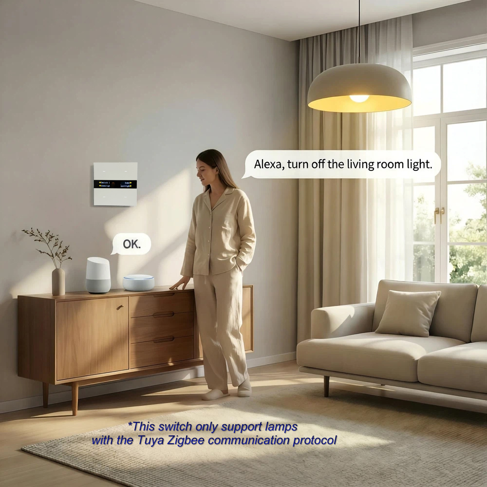 Panel Saklar Pintar Zigbee M8  - Smart Home Internet ulasan dan harga
