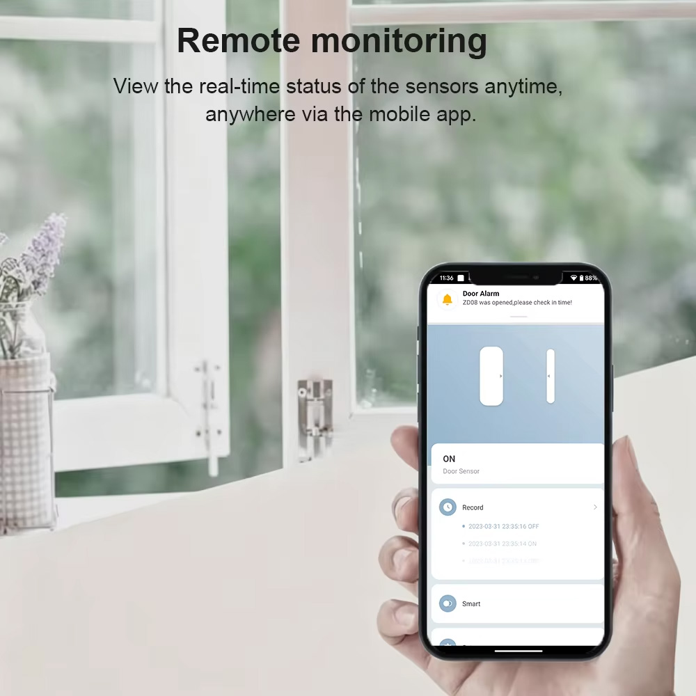 Sensor Pintu Jendela Zigbee 3. - Smart Home Zigbee 3.0 ulasan dan harga
