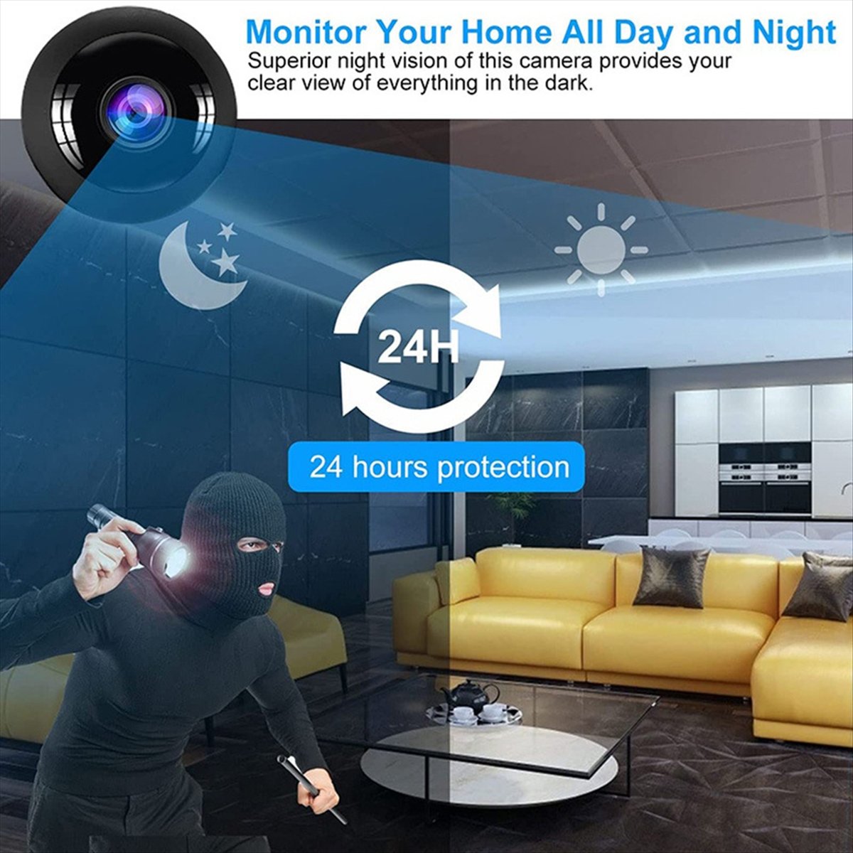 Stabil- Fisheye HD Penglihatan - Smart Home Kamera ulasan dan harga