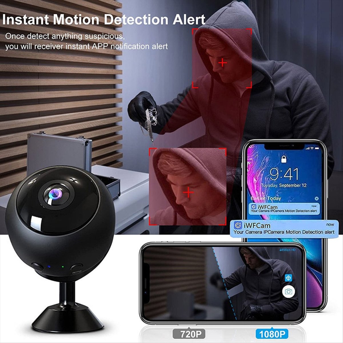 Stabil- Fisheye HD Penglihatan - Smart Home Kamera ulasan dan harga
