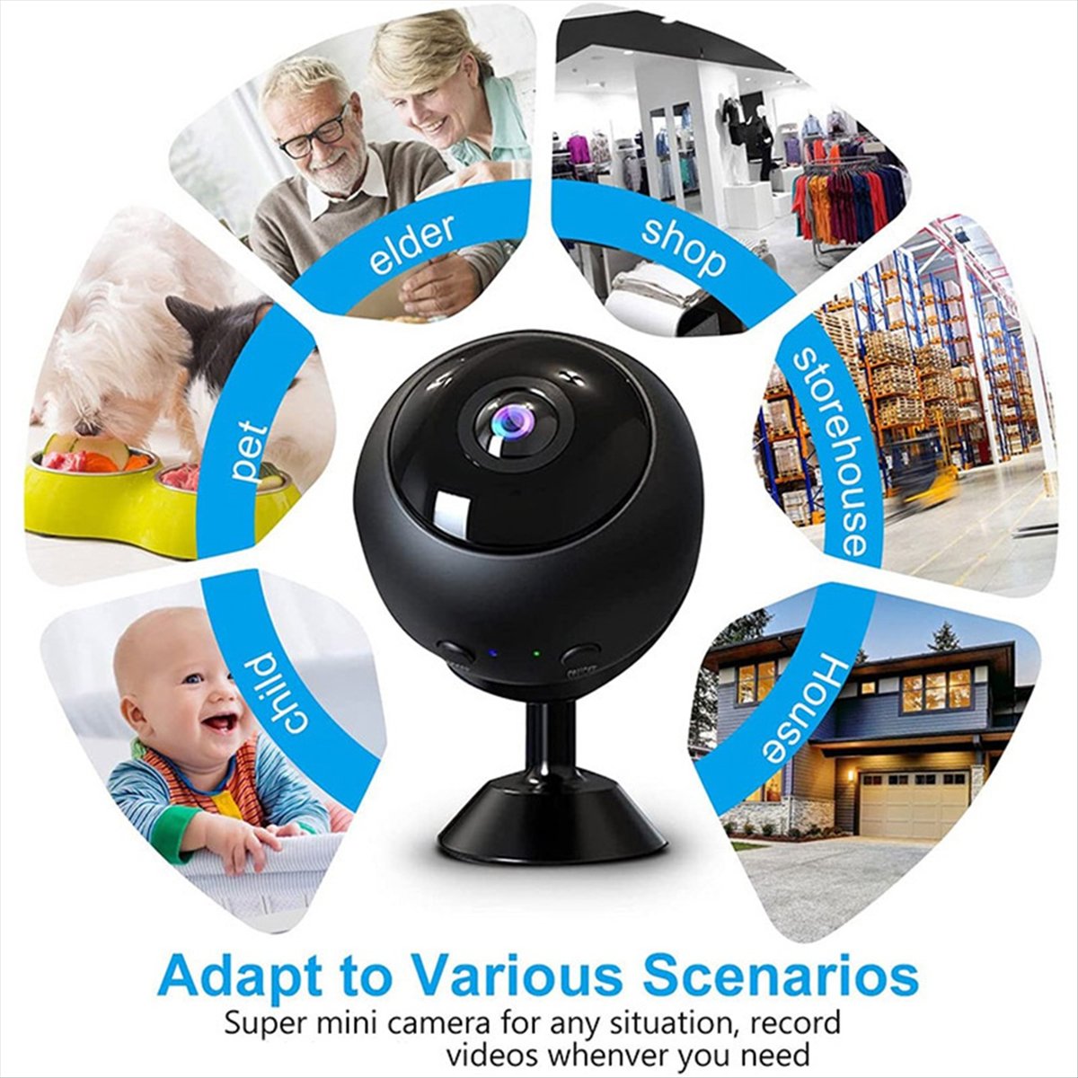 Stabil- Fisheye HD Penglihatan - Smart Home Kamera ulasan dan harga