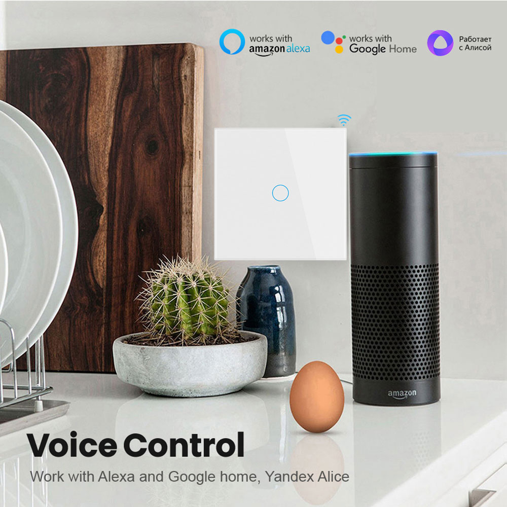 Tuya EU WiFi + RF433 Sakelar R - Smart Home Internet ulasan dan harga