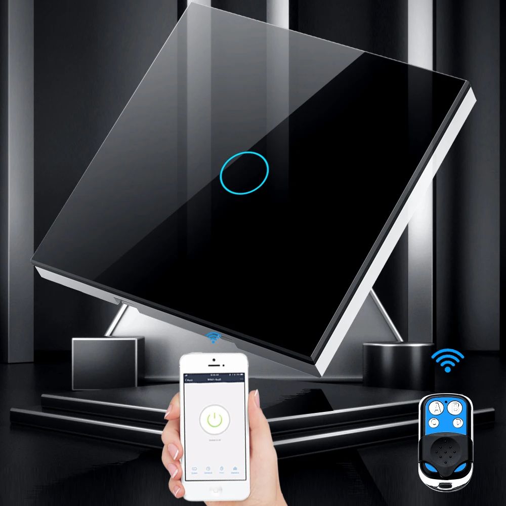 Tuya EU WiFi + RF433 Sakelar R - Smart Home Internet ulasan dan harga