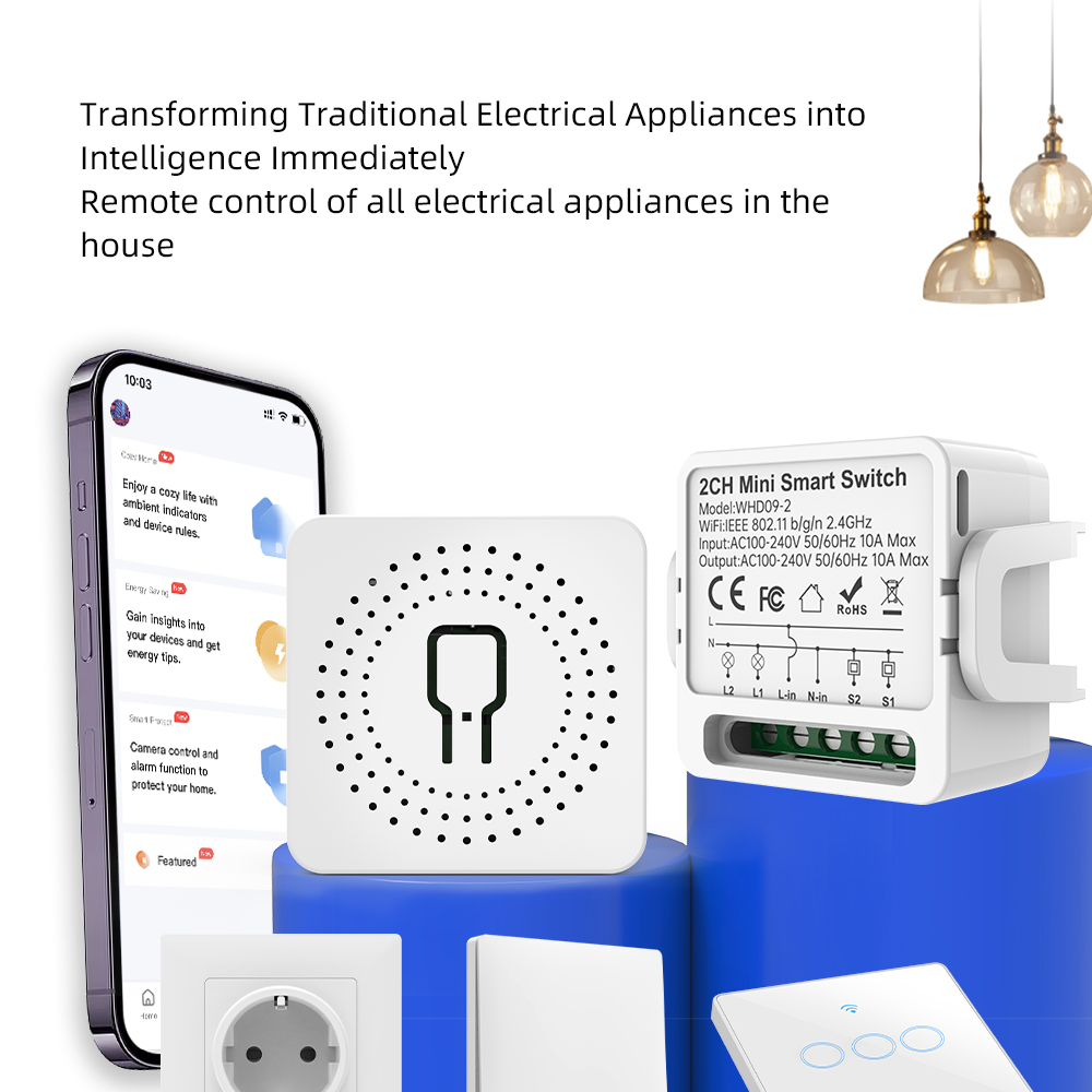 Sakelar Pintar Tuya 2 Arah 2Ga - Smart Home Internet ulasan dan harga