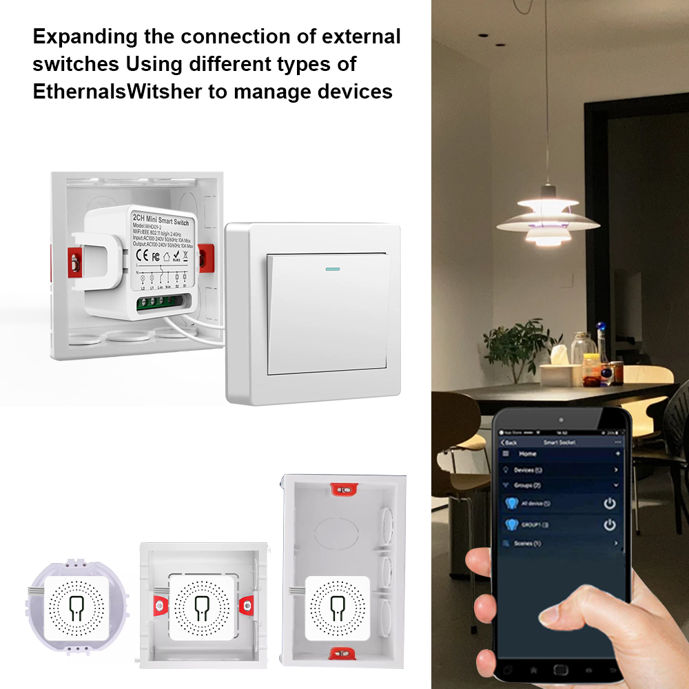 Sakelar Pintar Tuya 2 Arah 2Ga - Smart Home Internet ulasan dan harga