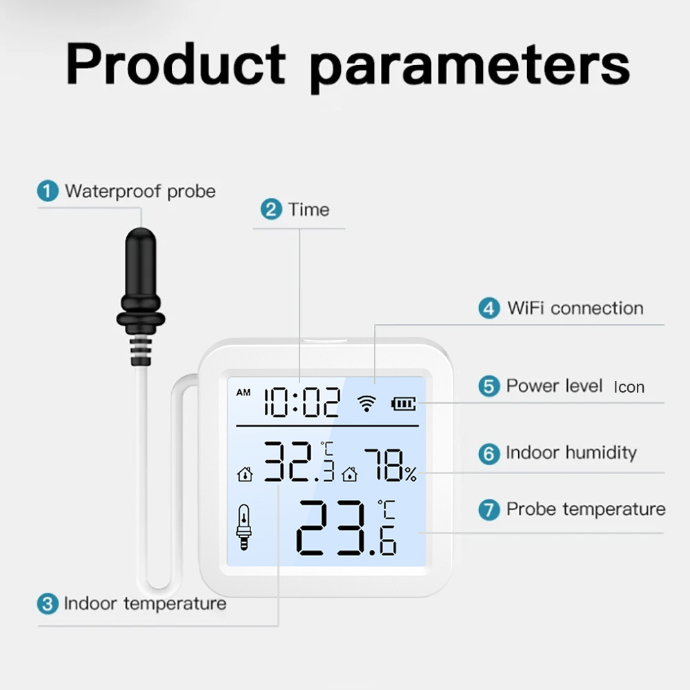 Sensor Suhu dan Kelembapan WiF - Smart Home Internet ulasan dan harga