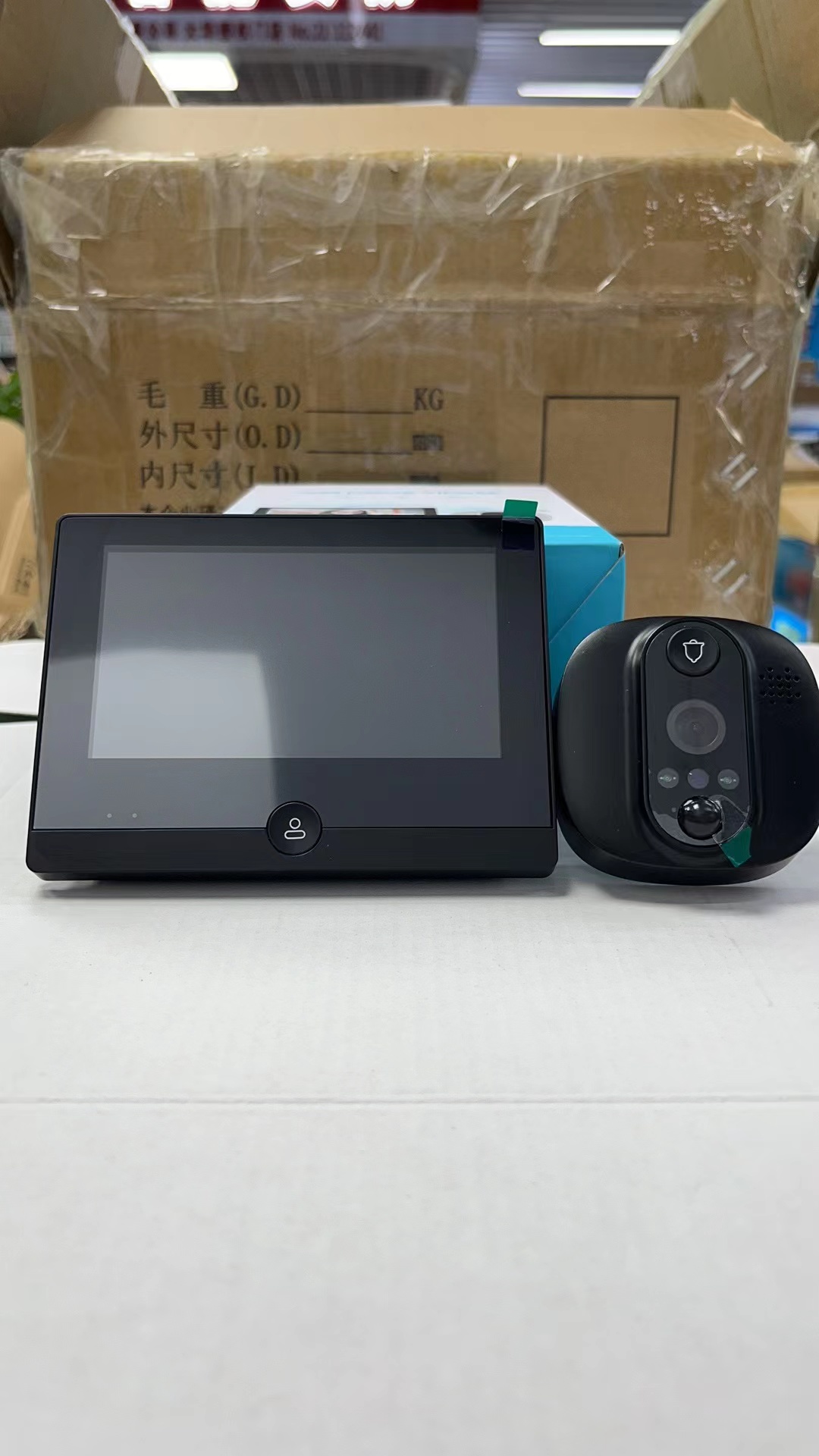 Layar IPS 4.3 Inci 2MP 1080P A - Wifi Doorbell Camera ulasan dan harga