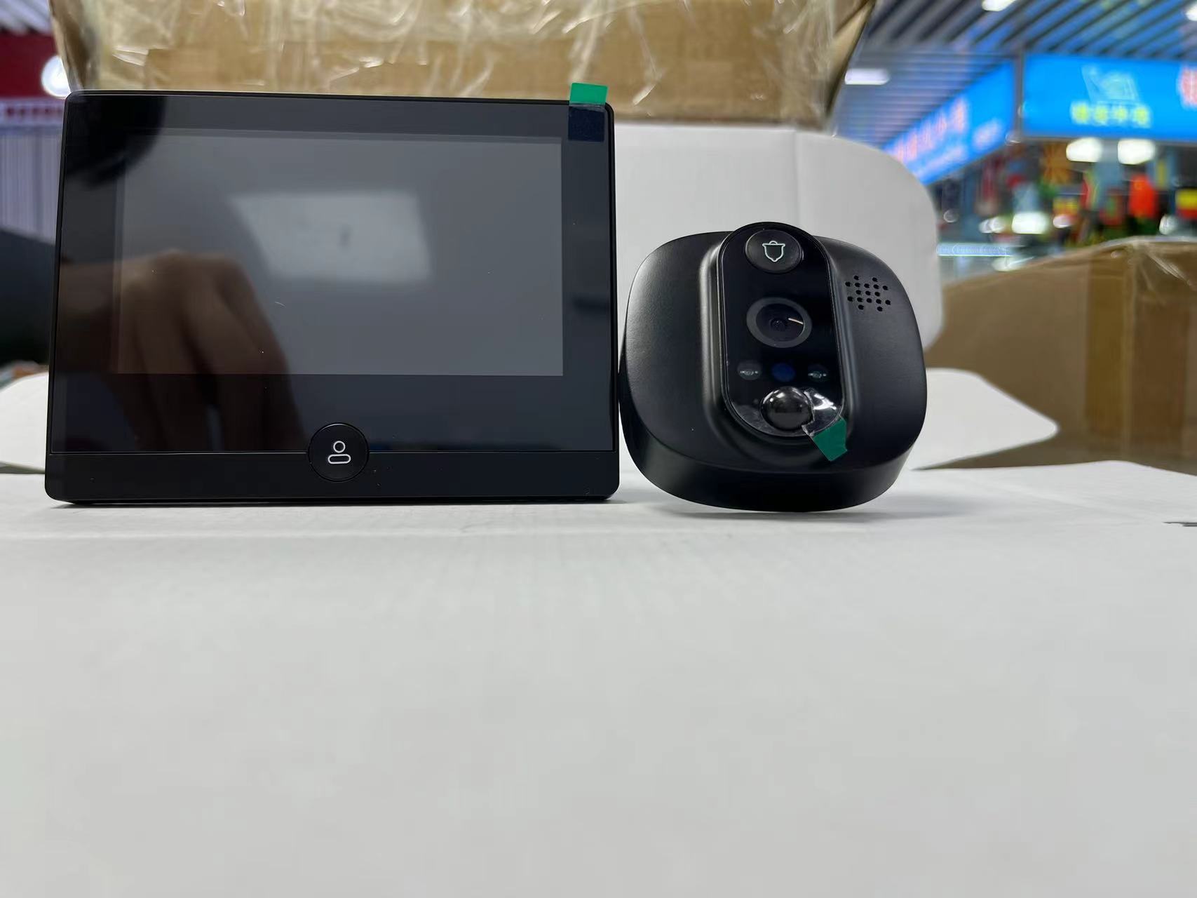 Layar IPS 4.3 Inci 2MP 1080P A - Wifi Doorbell Camera ulasan dan harga