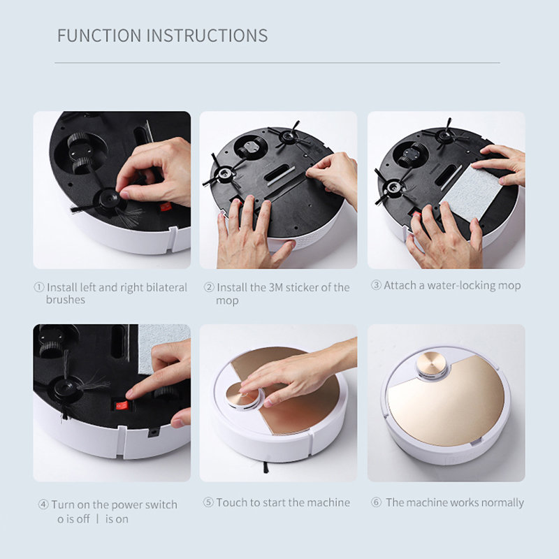 ES06 Robot penyedot debu nirka - Smart Home Floor Plan ulasan dan harga