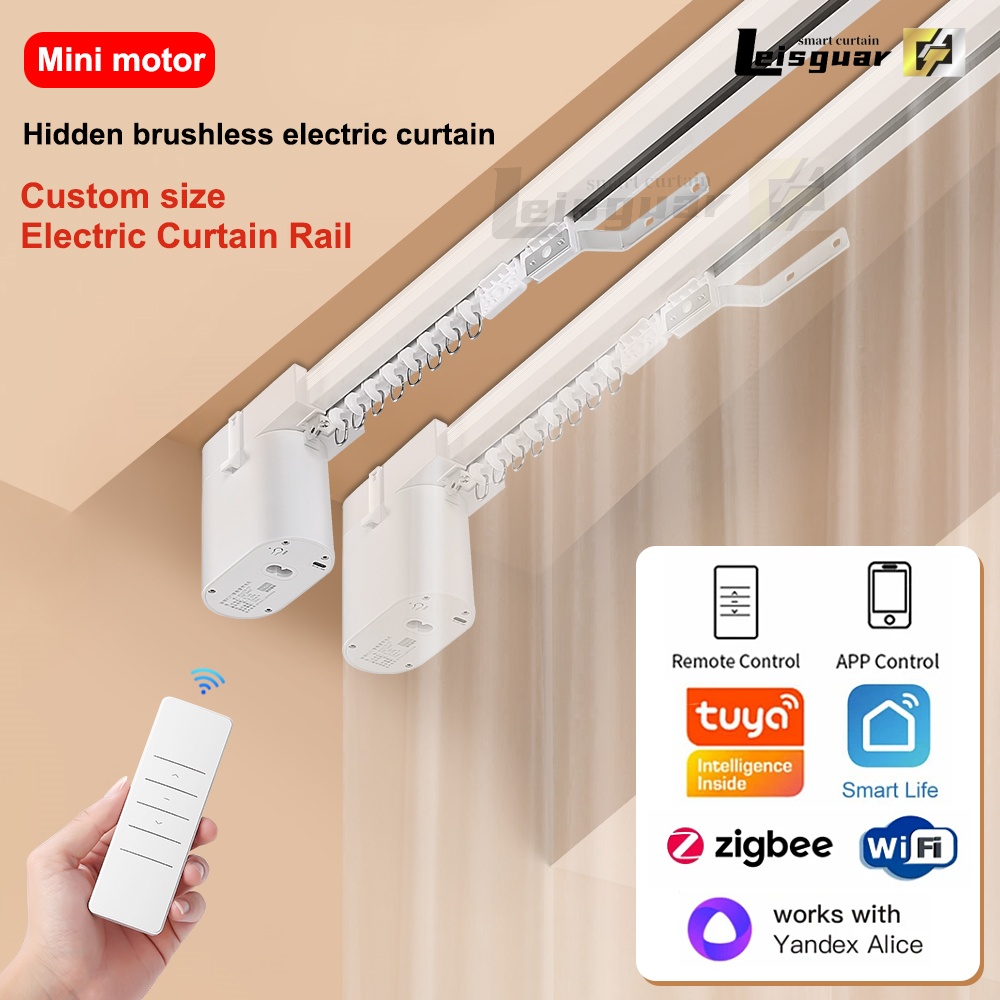 Sistem Rel Tirai Elektrik Pint - Smart Home Living Room ulasan dan harga